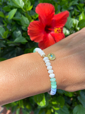 Rainbow Opal Eye Protection Bracelet