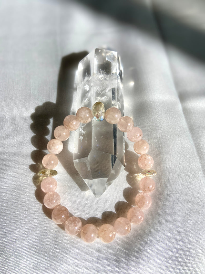 Morganite Love Bracelet