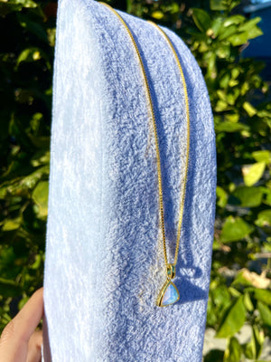 Opalite Triangle Necklace