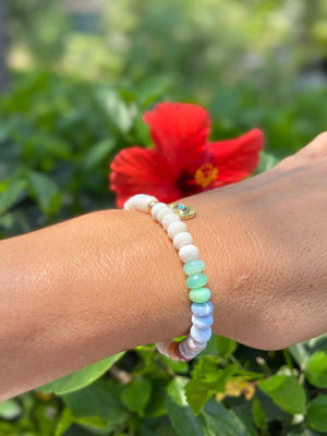 Rainbow Opal Eye Protection Bracelet