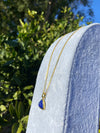 Lapis Lazuli Triangle Necklace