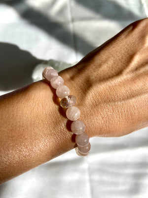 Morganite Love Bracelet