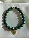 Peacock Green Pearl w/ Eye Protection Bracelet