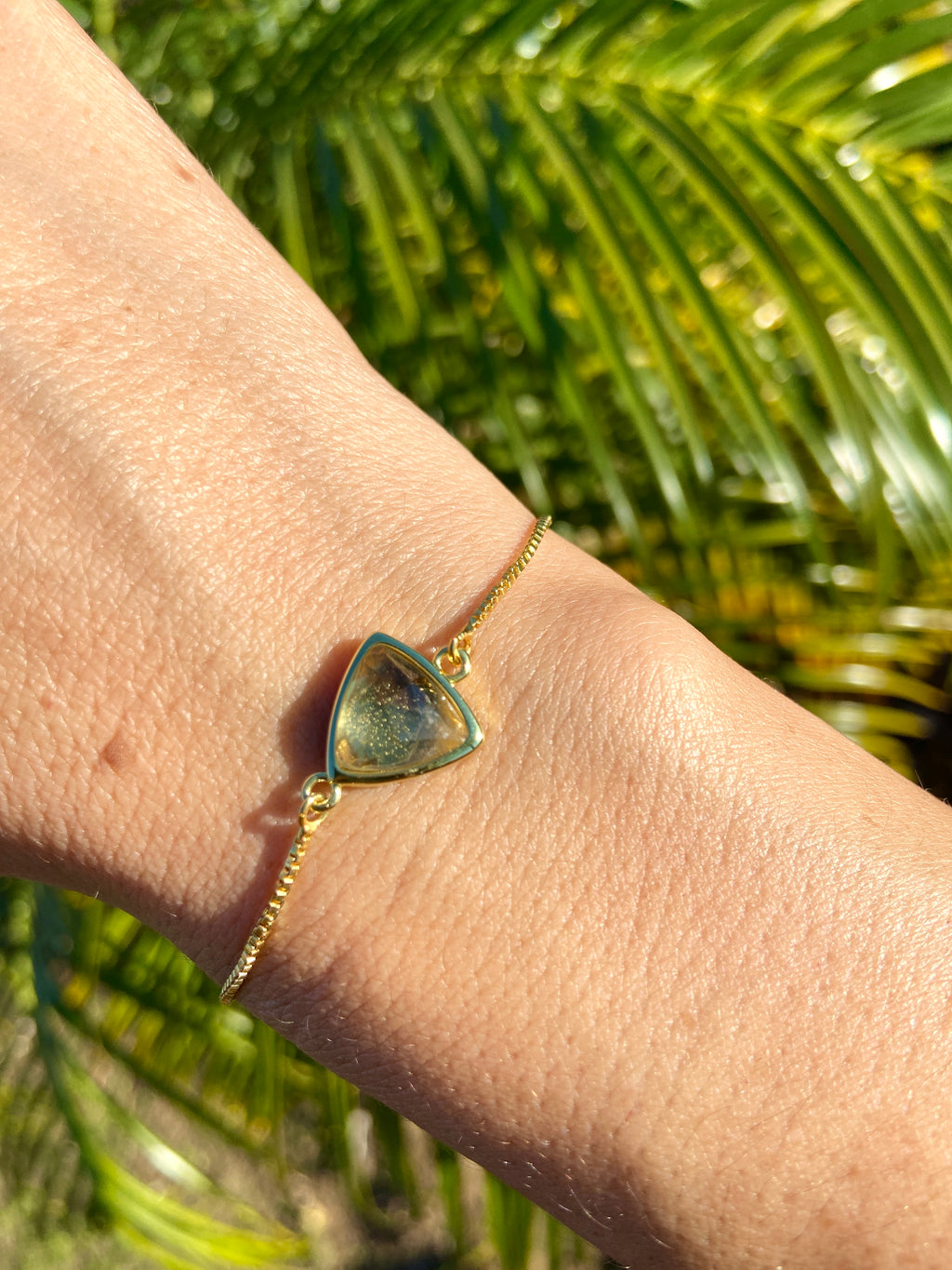 Lemon Quartz Adjustable Bracelet