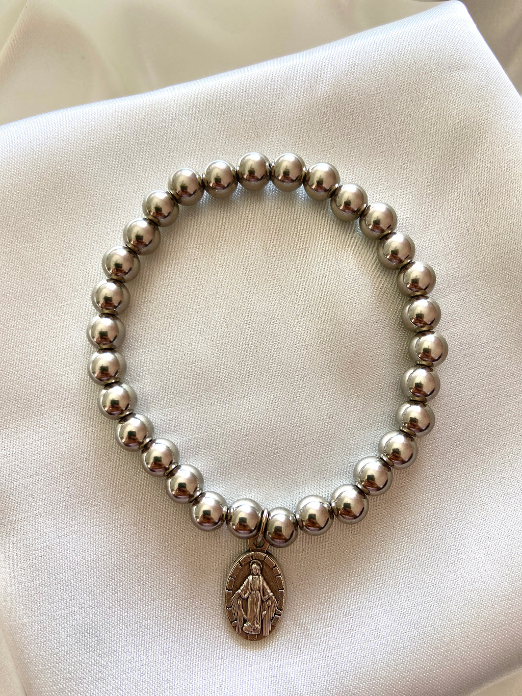 Miraculous Mary Silver Bracelet