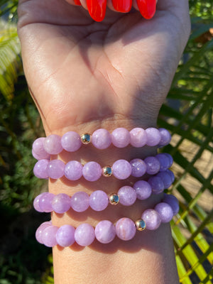 Purple Jade Bracelet