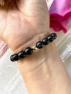 Black Tourmaline Protection Eye Bracelet