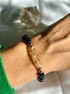 Black Tourmaline & Citrine Bracelet