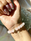 Rose Quartz Virgen Mary Bracelet