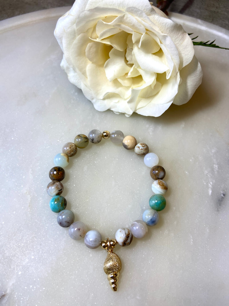 Peruvian Blue Opal Bracelet