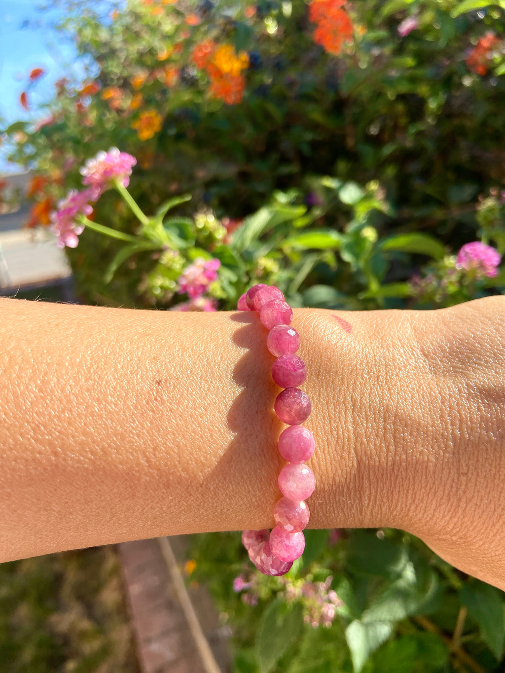 Pink Tourmaline Bracelet