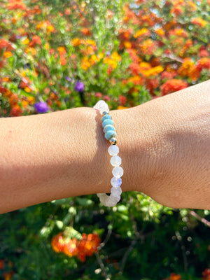 Divine Goddess Larimar Bracelet