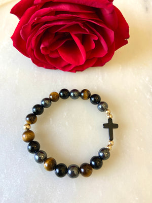 Unisex Grounding Cross Bracelet