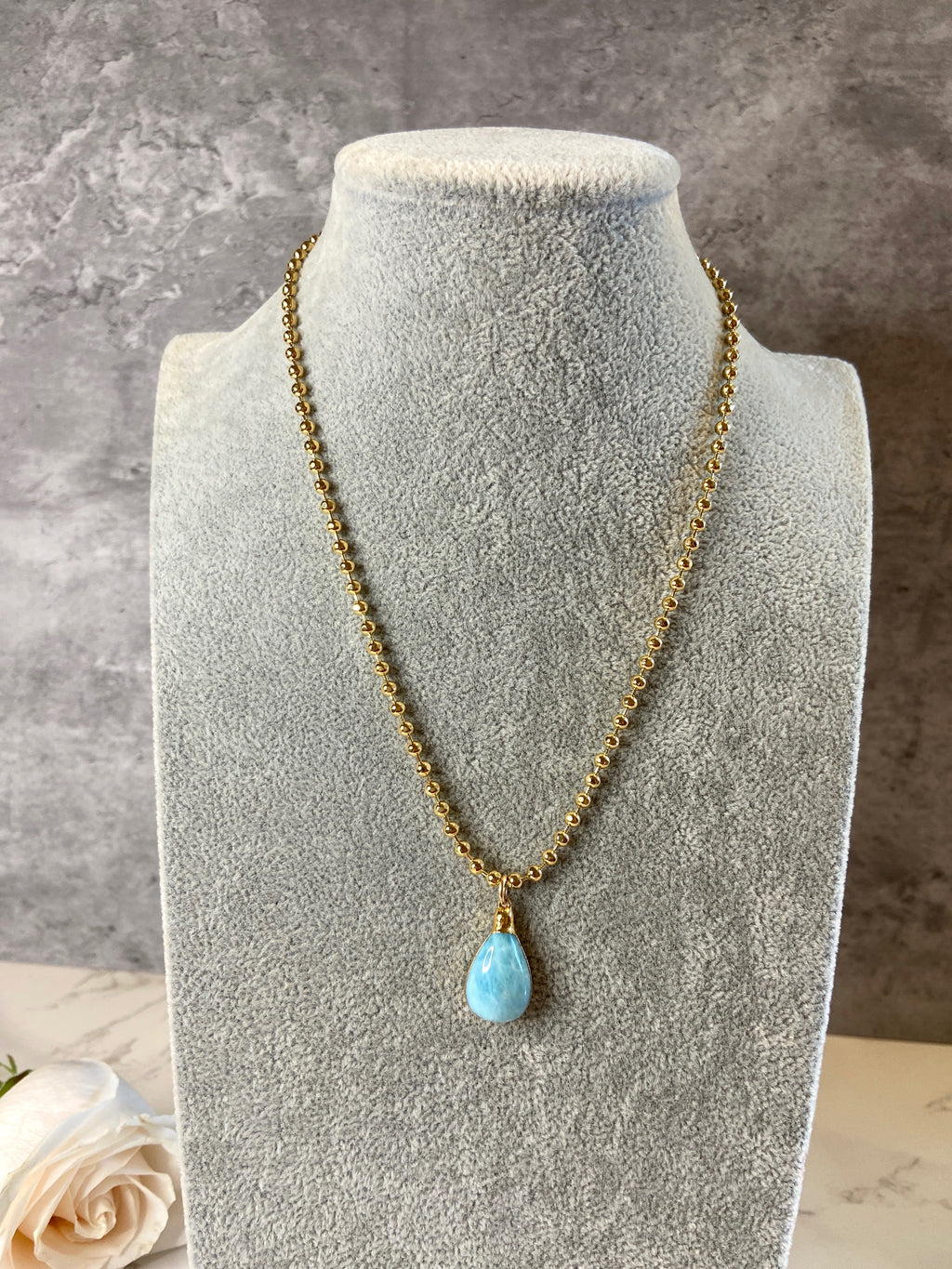 Larimar Necklace