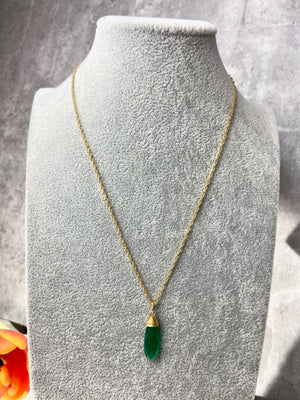 Green Onyx Necklace No. 2