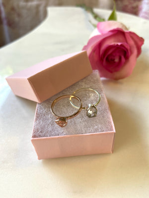Herkimer Diamond Sterling Silver Ring