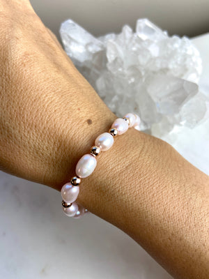 Pink Pearl Bracelet