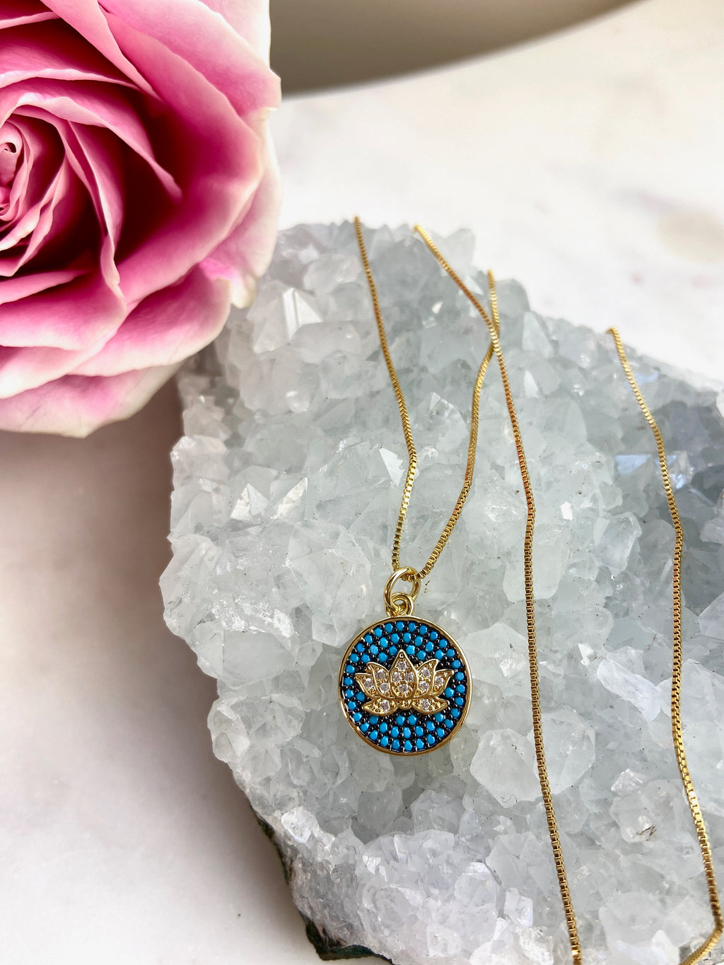 Lotus Flower Necklace