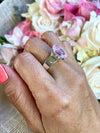 Morganite AA Love Ring