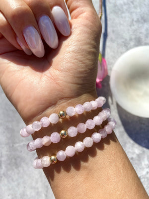 Kunzite Love Bracelet