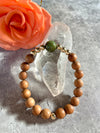 Sandalwood & Burmese Jade Bracelet