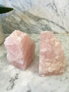 Rose Quartz Bookends