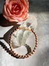 Peach Moonstone Rose Gold Bracelet