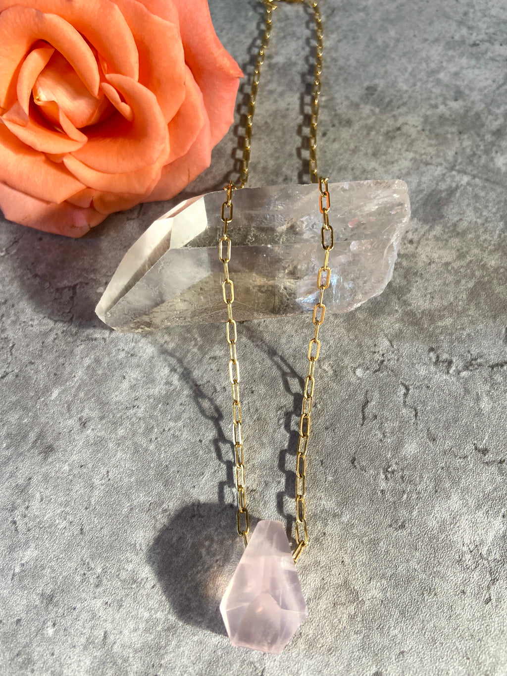 Rose Quartz Self Love Necklace