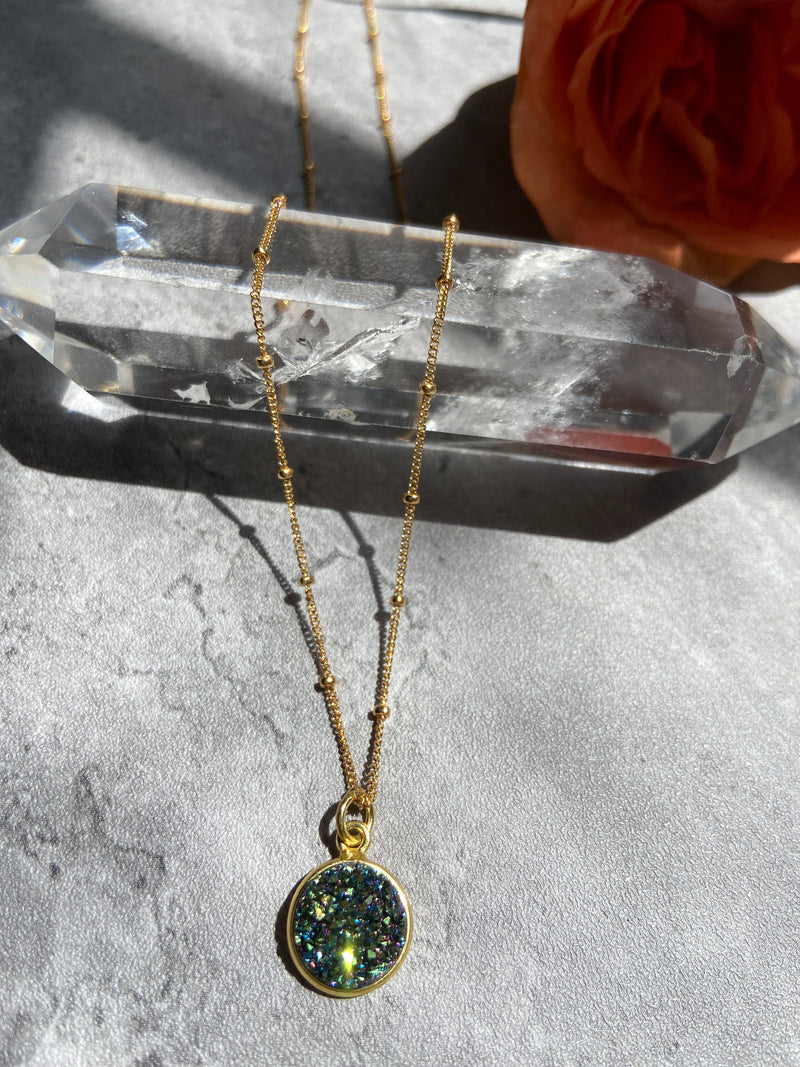 Druzy Galaxy Necklace