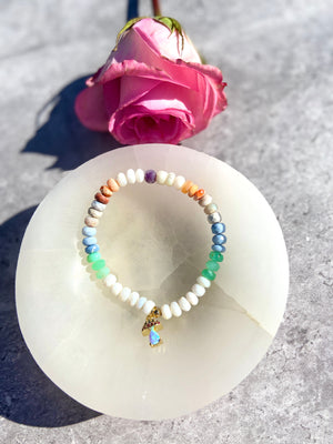 Mixed Opal w/ Mushroom Bracelet