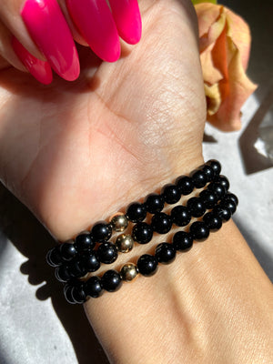 Spinel & Watermelon Tourmaline Bracelet