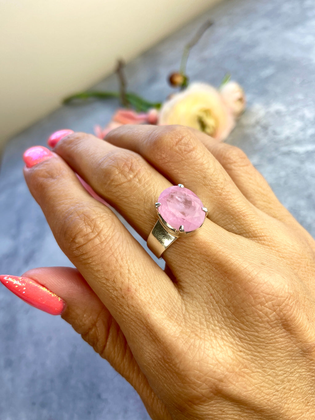 Morganite AAA Ring