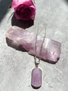 Kunzite Divine Love Silver Necklace No. 1
