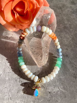 Mixed Opal w/ Mushroom Bracelet