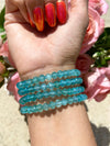 Blue Apatite Mushroom Bracelet