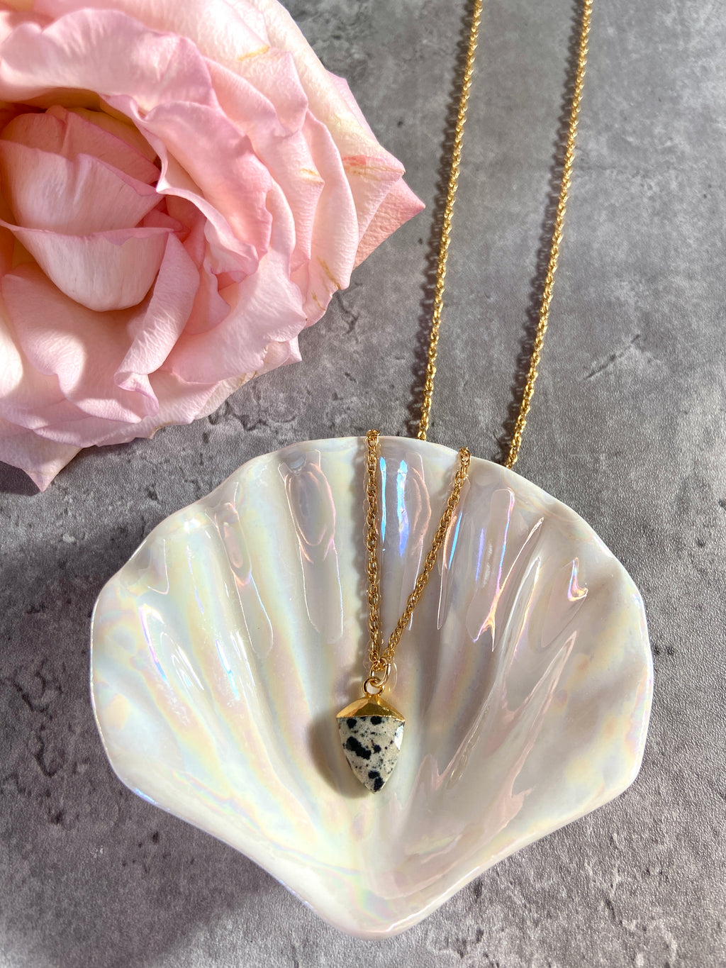 Dalmatian Jasper Necklace