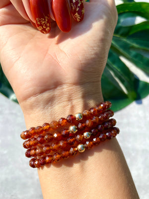Hessonite Garnet Bracelet