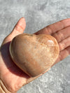 Peach Moonstone Heart B