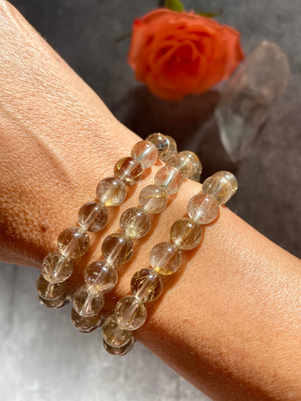 Rutilated Quartz Bracelet