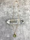 Green Amethyst Necklace